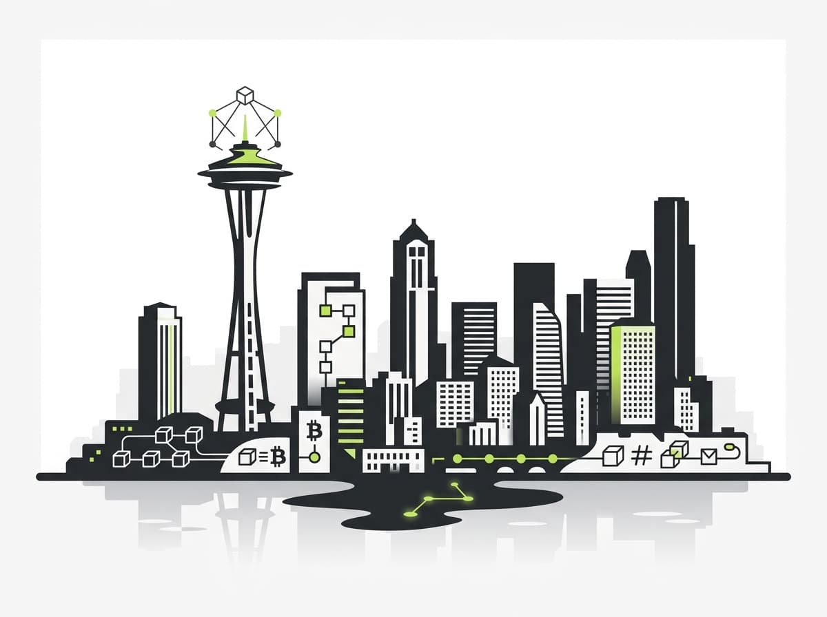 Seattle skyline representing crypto tax services