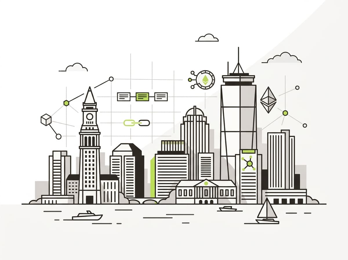 Boston skyline representing crypto tax services