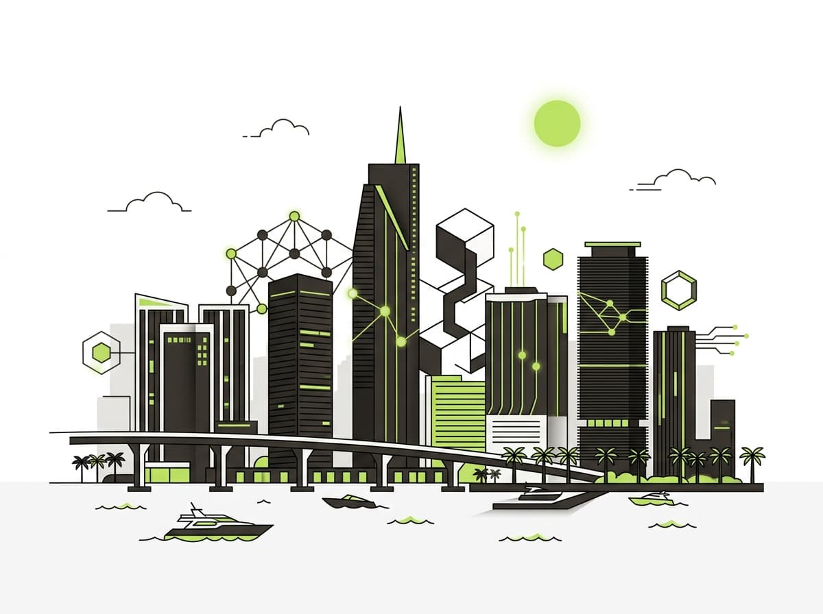 Miami skyline representing crypto tax services