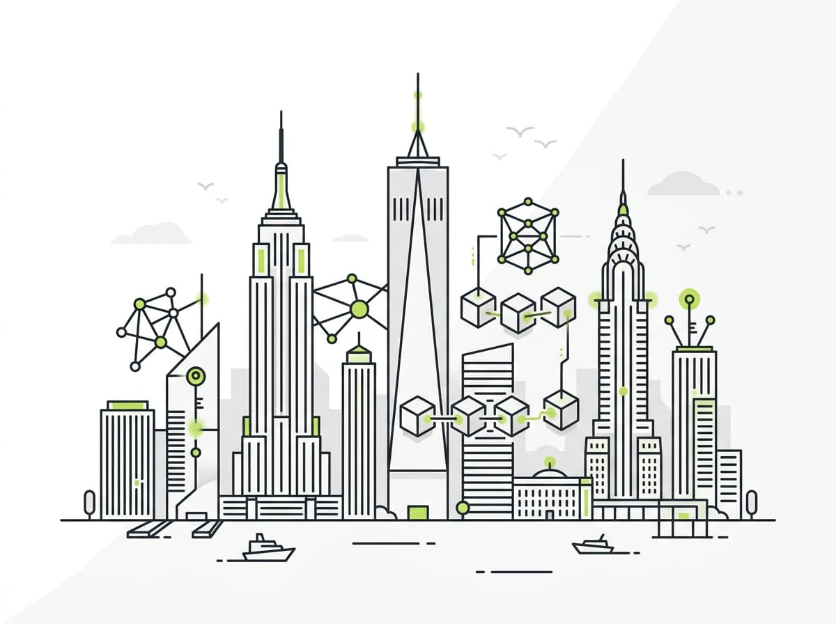 New York City skyline representing crypto tax services