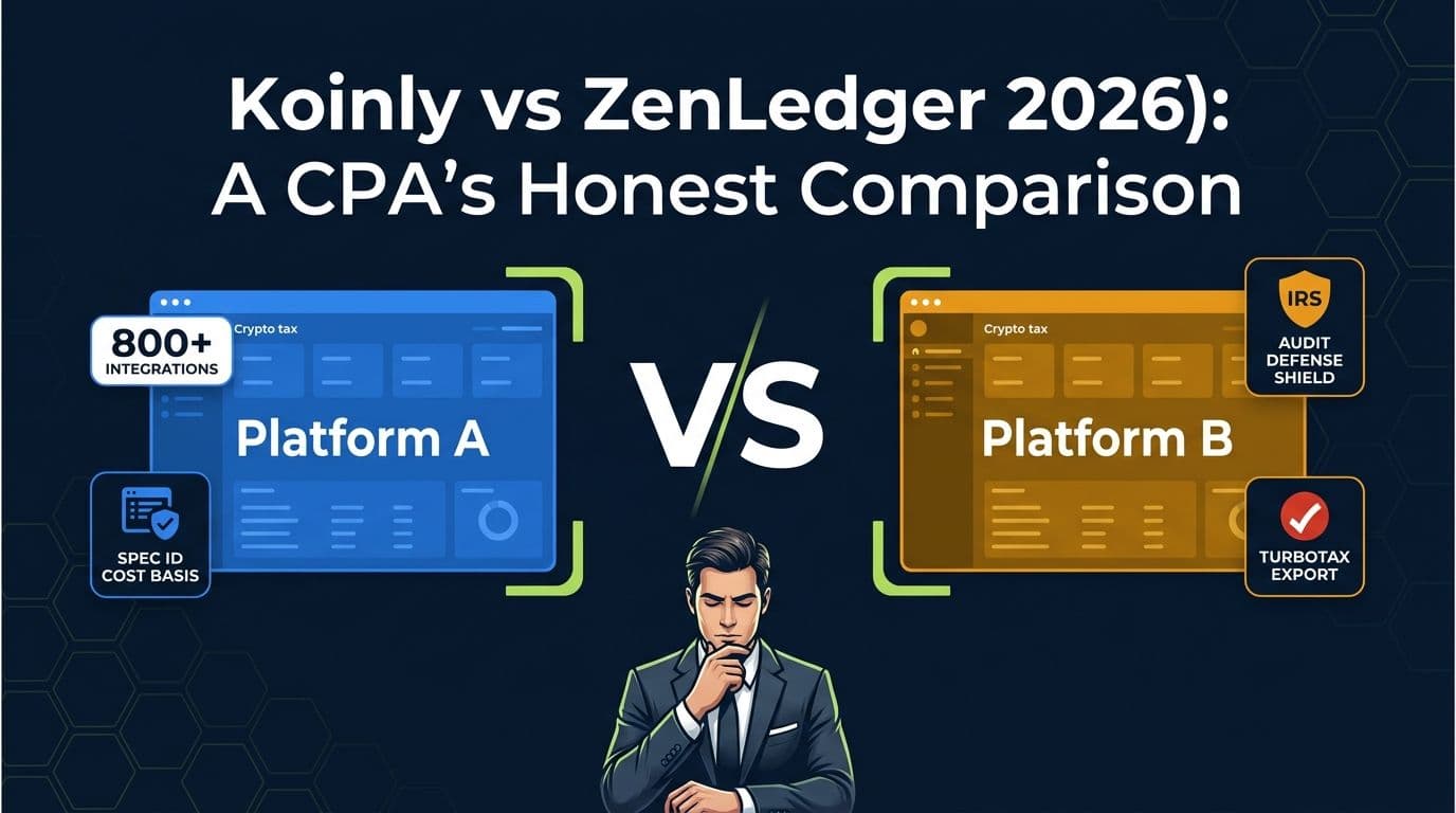 Koinly vs ZenLedger (2026): A CPA's Honest Comparison