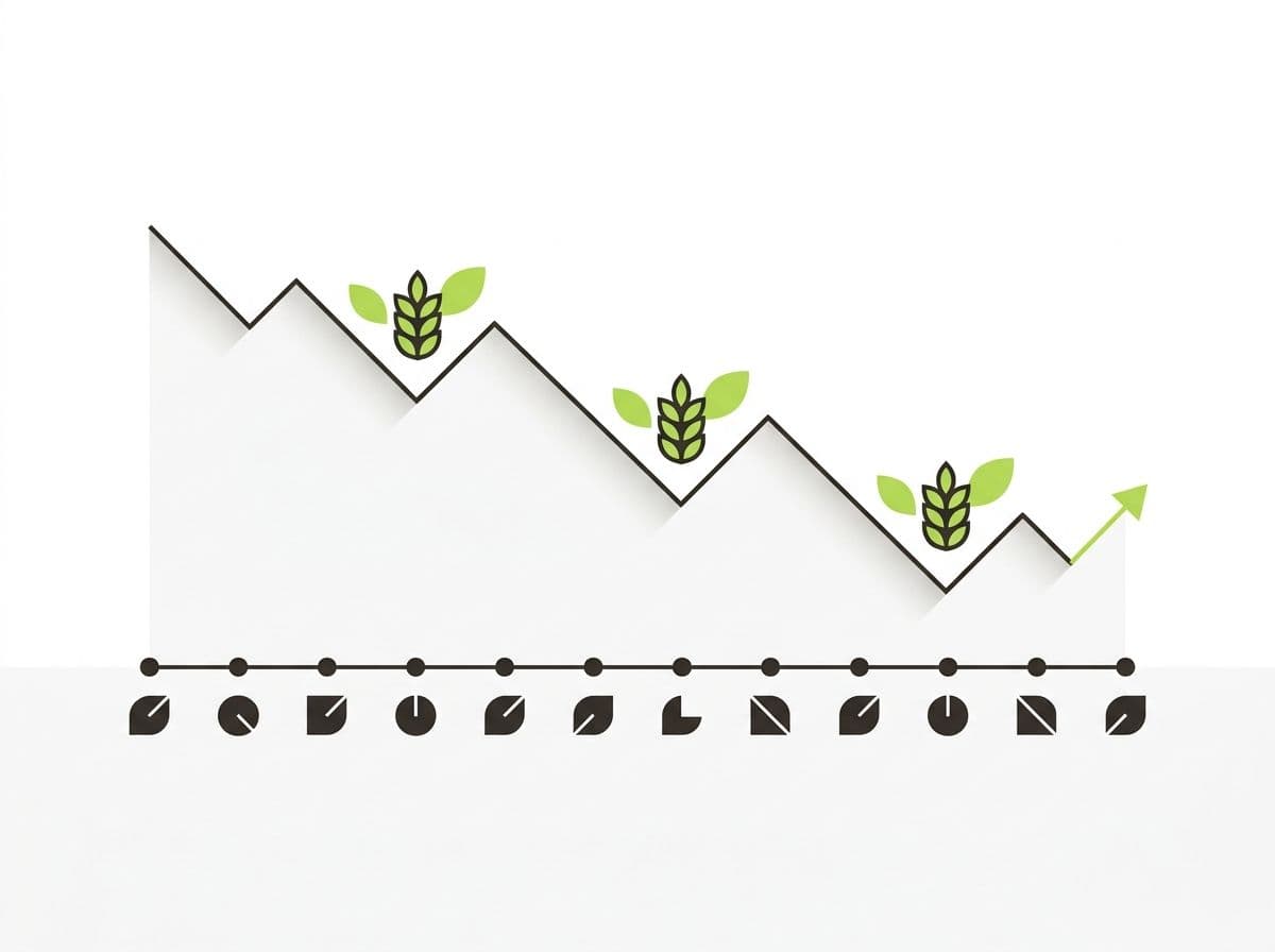 Tax-loss harvesting timeline across the calendar year — visualizing strategic loss capture